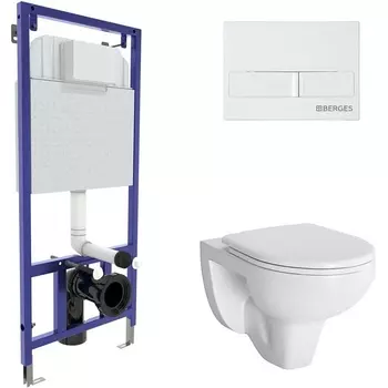 Комплект унитаза с инсталляцией Berges