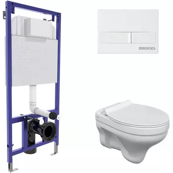 Комплект унитаза с инсталляцией Berges