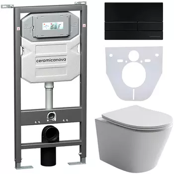 Комплект унитаза с инсталляцией Ceramicanova