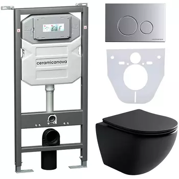 Комплект унитаза с инсталляцией Ceramicanova