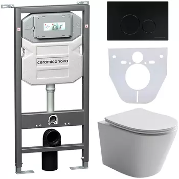 Комплект унитаза с инсталляцией Ceramicanova