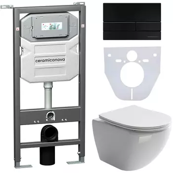 Комплект унитаза с инсталляцией Ceramicanova