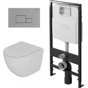 Комплект унитаза с инсталляцией D&K