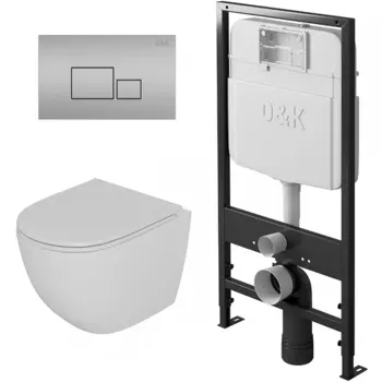 Комплект унитаза с инсталляцией D&K