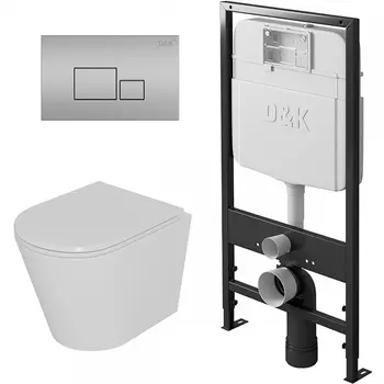 Комплект унитаза с инсталляцией D&K