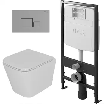Комплект унитаза с инсталляцией D&K