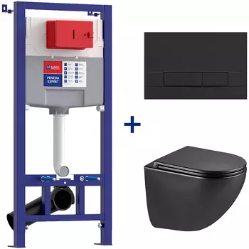 Комплект унитаза с инсталляцией Lemark
