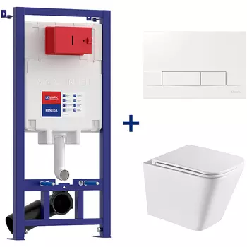 Комплект унитаза с инсталляцией Lemark