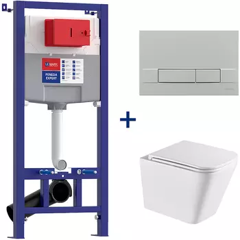 Комплект унитаза с инсталляцией Lemark