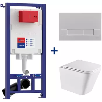 Комплект унитаза с инсталляцией Lemark