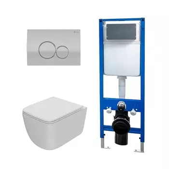 Комплект унитаза с инсталляцией Point