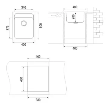 Кухонная мойка TopZero