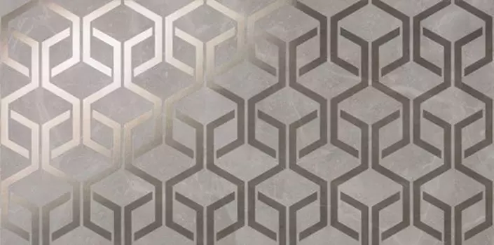 Marvel Pro 8MHG Grey Fleury Hexagon Декор 40х80 см