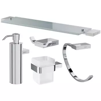 Набор аксессуаров для ванной Black&White