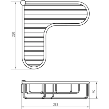 Полка корзина Migliore