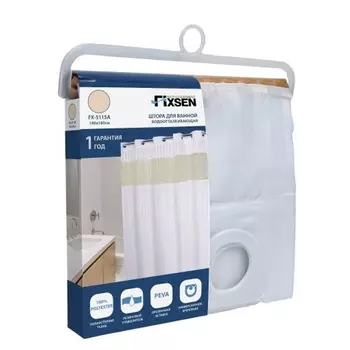 Штора для ванны Fixsen