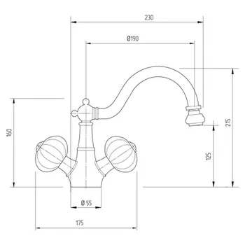Смеситель для биде Migliore