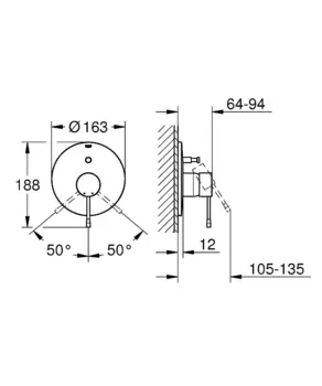 Смеситель для душа Grohe