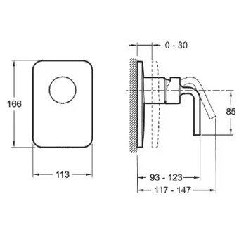Смеситель для душа Jacob Delafon