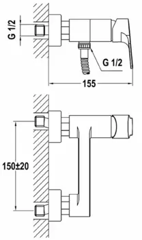 Смеситель для душа Teka