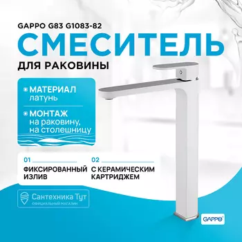 Смеситель для раковины Gappo