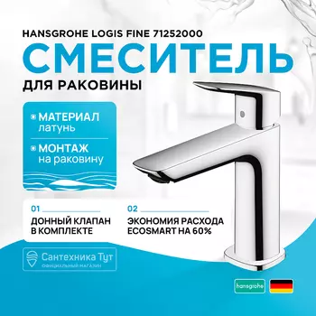 Смеситель для раковины Hansgrohe
