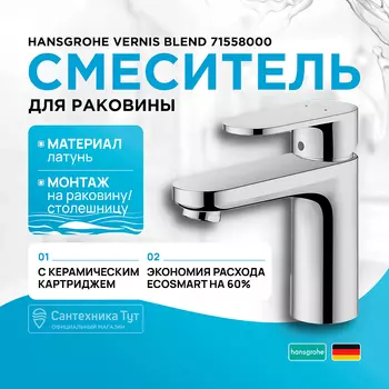 Смеситель для раковины Hansgrohe