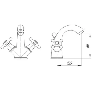 Смеситель для раковины Migliore