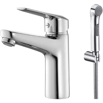 Смеситель для раковины с гигиеническим душем Iddis