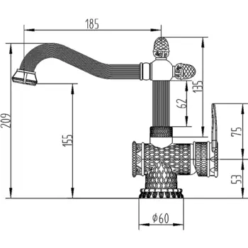 Смеситель для раковины ZorG