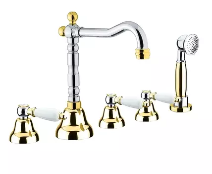 Смеситель на борт ванны Fiore