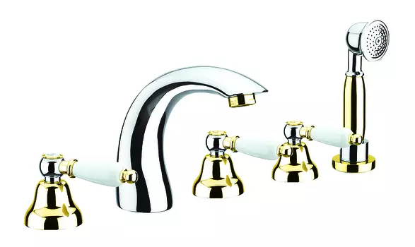 Смеситель на борт ванны Fiore