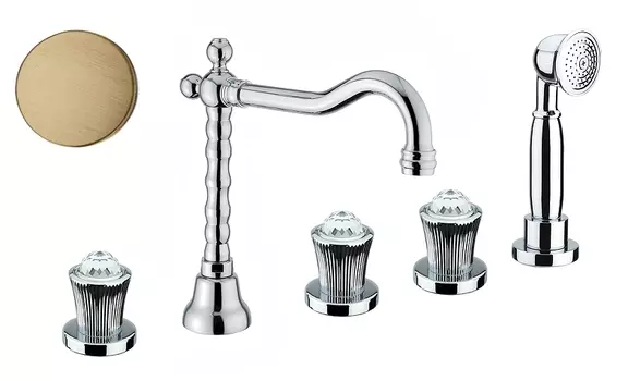 Смеситель на борт ванны Fiore