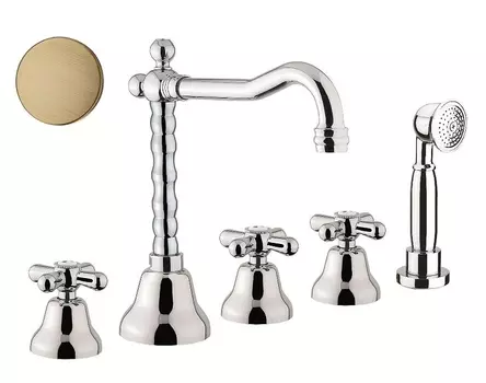 Смеситель на борт ванны Fiore