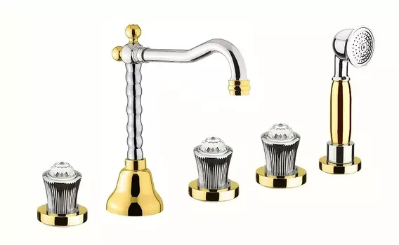 Смеситель на борт ванны Fiore