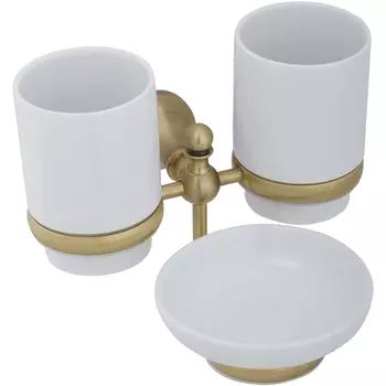 Стакан для зубных щеток с мыльницей Veragio