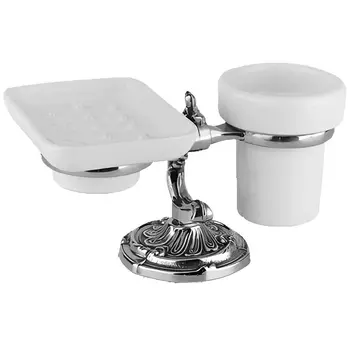 Стакан для зубных щеток с мыльницей Art&Max