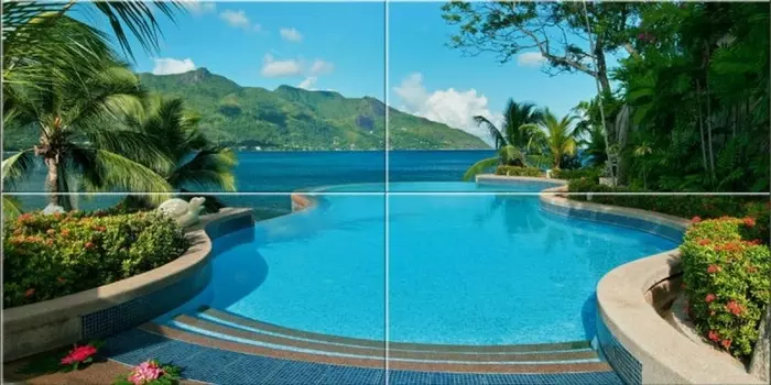 Стеклянное панно Нефрит Керамика