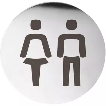 Табличка Общий туалет Bemeta