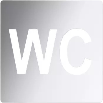 Табличка Туалет Bemeta