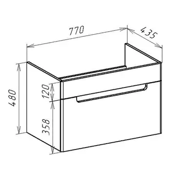 Тумба под раковину Bellezza
