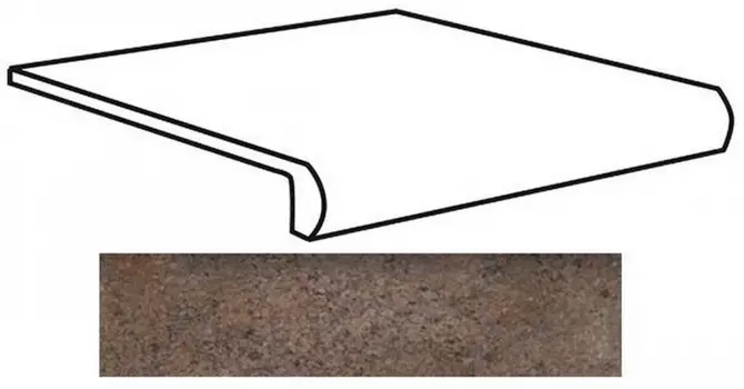 Угловая ступень Natucer