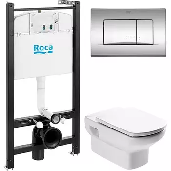 Комплект унитаза с инсталляцией Roca