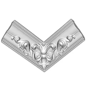 Внутренний угол для потолочного плинтуса Decomaster