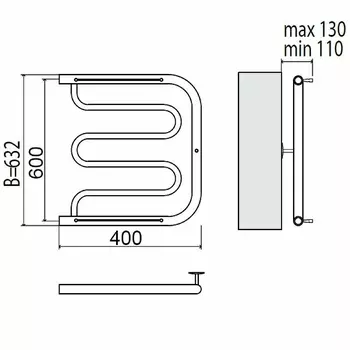 Водяной полотенцесушитель Terminus