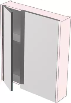 Зеркальный шкаф Astra Form