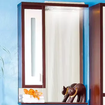 Зеркало со шкафом Бриклаер