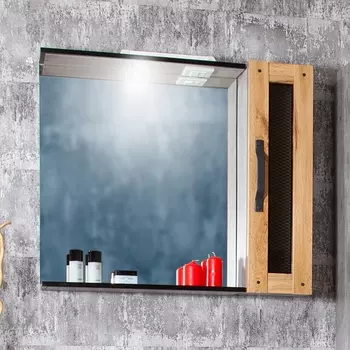 Зеркало со шкафом Бриклаер