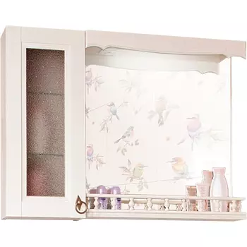 Зеркало со шкафом Бриклаер