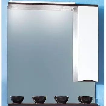 Зеркало со шкафом Бриклаер